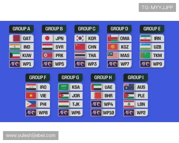 2026年世界杯预选赛分组表详细介绍及各国晋级形势分析
